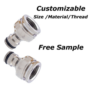 ท่อไฮดรอลิกแรงดันสูง Barb ทองแดงและอุปกรณ์เชื่อมต่อท่อโลหะชายรอบหล่อกดอะแดปเตอร์หญิงทองแดง <span class=keywords><strong>YOD</strong></span> - Product Image 2