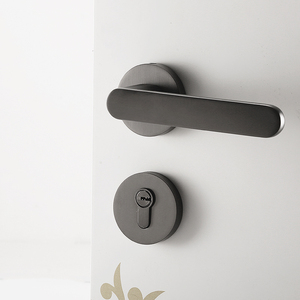 Phổ biến cửa gỗ khóa chất lượng cao phần cứng xử lý đòn bẩy cửa xử lý khóa thiết kế hiện đại cửa đòn bẩy sang trọng chia khóa loạt - Product Image 1