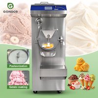 Machine à gelato industrielle professionnelle 160 l/h en acier inoxydable, homogénéisateurs, équipement haut de gamme, fabrication italienne à Guangzhou
