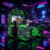 Machine d'arcade de tir VR pour 2 joueurs, simulateur de jeu de tir en réalité virtuelle pour parc d'attractions, centre de divertissement intérieur FEC