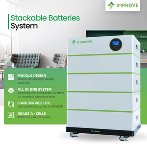 Batterie de stockage d'énergie solaire domestique empilable LiFePO4 48V 100Ah 30KWh CAN 6000 cycles compatible CE FCC Onduleur <span class=keywords><strong>Nouvelle</strong></span> Énergie - Product Image 4