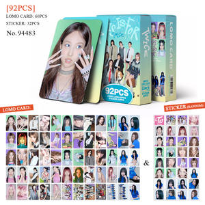 Vente en gros KPOP <span class=keywords><strong>TWICE</strong></span> 92 pièces/boîte, tous les albums, cartes Lomo, cartes individuelles, album HARE HARE, Nayeon, Tzuyu, Sana, <span class=keywords><strong>Momo</strong></span>, boîte cadeau pour fans ONCE - Product Image 3