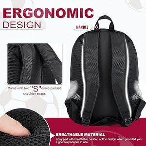 Mochila de baloncesto deportiva informal de moda personalizada al por mayor, mochila Oxford impermeable multifuncional - Product Image 2