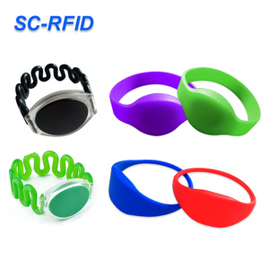 Tùy chỉnh không thấm nước Dây đeo cổ tay có thể điều chỉnh <span class=keywords><strong>NFC</strong></span> Vòng đeo tay QR mã trẻ em trẻ em đàn hồi Vòng đeo tay <span class=keywords><strong>NFC</strong></span> RFID Silicone dây đeo cổ tay - Product Image 2