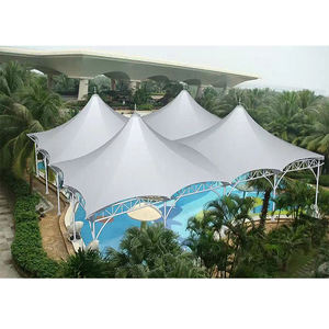 Couverture de piscine en membrane architecturale tendue en PVDF, structure de natatorium extérieure, tente pour piscine, fabrication chinoise - Product Image 2