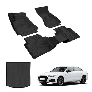 Alfombrilla de Piso Impermeable de TPE, Duradera, con Soporte de Molde Personalizado, Ajuste Completo, Accesorios Interiores para <span class=keywords><strong>Audi</strong></span> A4L Q3/A8 - Product Image 1