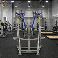 Appareil professionnel Iso-Lateral DY Row Machine à charge par plaques pour l'entraînement des muscles du dos destiné aux salles de sport commerciales