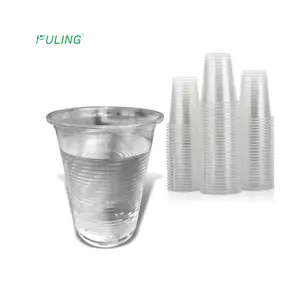Bpa मुक्त खाद्य ग्रेड पारदर्शी निपटान 180cc 7oz pp5 polystyrene कॉफी के कप स्पष्ट पीपी प्लास्टिक की पानी की कप