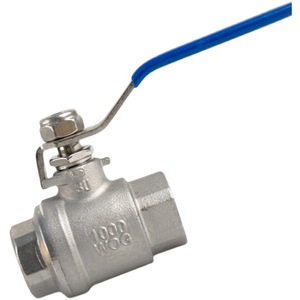 Vanne à boisseau sphérique en acier inoxydable 1 pouce, type flottant fileté, pour utilisation dans l'industrie de l'eau - Product Image 2