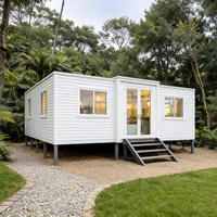 Maison Modulaire Pliante 20ft 30ft 40ft Préfabriquée Mobile Tiny Home Villa 2 3 Chambres Maison Conteneur Extensible de Luxe Préfabriquée