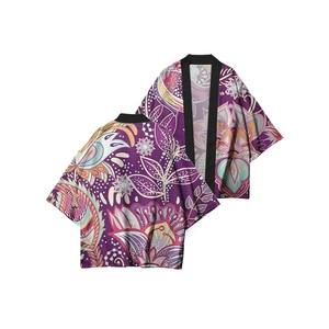 Chaqueta con estampado de moda, Kimono japonés, cárdigan para <span class=keywords><strong>mujer</strong></span>, Hinoki Yukata, Cosplay, traje tradicional samurái japonés - Product Image 6