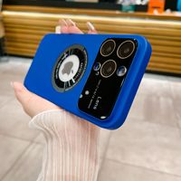 Nouvelle coque de téléphone portable magnétique antichoc en PC avec protection d'écran pour iPhone 14 13 12 11 Pro Max, finition givrée