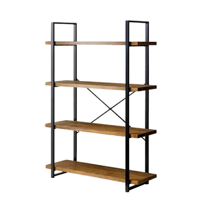 Étagère de rangement en mélamine contemporaine de Style Brooklyn pour bureau à domicile salon appartement Structure de démantèlement - Product Image 1