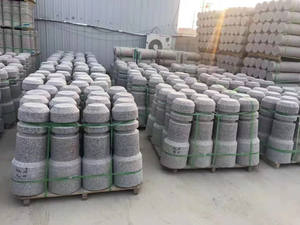 <span class=keywords><strong>Cantera</strong></span> Columnas de piedra Aparcamiento de automóviles Stop Ball Estatua Piedra tallada Figura de piedra Blanco Negro Gris G602 G603 G654 Granito - Product Image 2