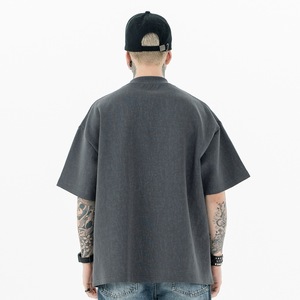 เสื้อยืดคอกลมทรงบ็อกซี่โอเวอร์ไซส์ MT2640 ผ้าคอตตอน 95% สแปนเด็กซ์ 5%  น้ำหนัก 240 กรัม แบบเรียบ ไม่มีลาย  สำหรับทุกเพศ - Product Image 3