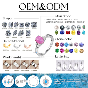 Bague en argent sterling 925 personnalisée XYOP avec zircon et <span class=keywords><strong>pierre</strong></span> de moissanite, bijoux personnalisés avec charme en <span class=keywords><strong>pierre</strong></span> précieuse, design de bijoux fins pour cadeau - Product Image 3