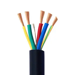 High Quality Rubber Cable 3 Core Electric Wire Pure Copper Core 2 Customized Power Cable