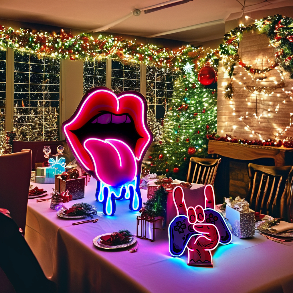 RGB IP65 LED Neon Gamer Wall Decor Acrylic Body Christmas Ornament For Man Cave Party Game Room Decoration · image 3