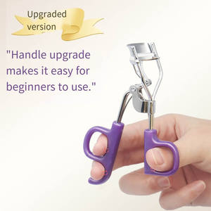 Recourbe-cils manuel portable en acier inoxydable à large angle pour un effet naturel, modèle grand format - Product Image 6