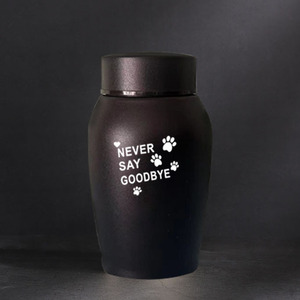 Urna Memorial de Aço Inoxidável para Cinzas de Animais de Estimação (Cães e Gatos) - Artigos Funerários com Design Clássico NEVER SAY GOODBYE - Product Image 4