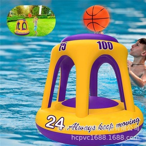 Float-Eez Inflatable Basketball Hoop 75-100cm Outdoor Water Park <b>Swimming</b> <b>Pool</b> <b>Toy</b> For Kids And Families - Product Image 3