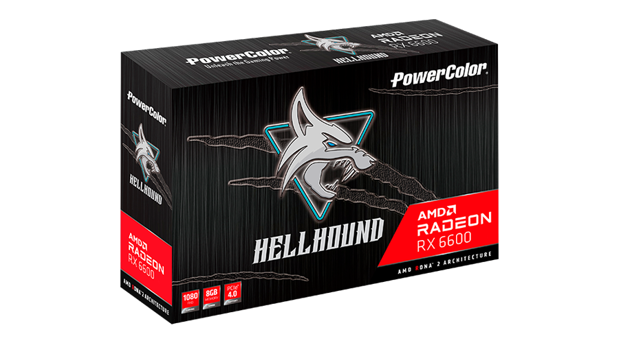 Powercolor RX6600 Hellhound Gaming Graphics Card - 8GB GDDR6