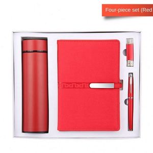 Ensemble de carnet de notes en cuir haut de gamme avec clé USB, mug isotherme et stylo – Cadeau pratique et personnalisé pour clients ou événements promotionnels, idéal pour les mariages - Product Image 2