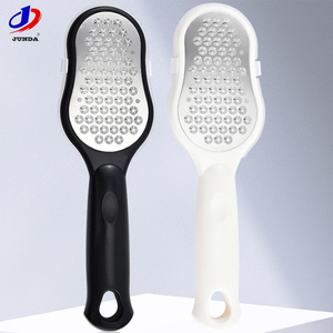 Lime à pieds ovale double face en acier inoxydable avec brosse à poils et manche en plastique, vente en gros directe usine Junda - Product Image 2