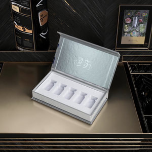 Ensemble d'emballage cadeau de soins de la peau par stratification mate moderne impression inverse UV avec caractéristique imperméable type de doublure en éponge - Product Image 6