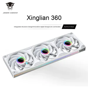Jungle Leopard Starlink 360/240/120 ARGB PWM Quiet Digital Display rotate high speed Aluminum Water Heatsink <b>Computer</b> Case <b>fan</b> - Product Image 2