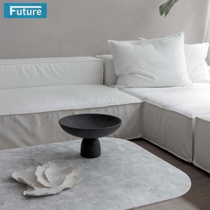 Cuenco redondo de mármol negro y piedra Natural para cocina, accesorios de cocina, cuenco tallado de mármol negro - Product Image 4