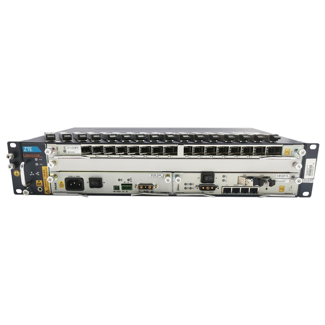 Original zte Mini OLT C320 Gpon Epon OLT 10G Uplink AC DC 48v Power Supply 8 16 Port Pon Gpon Olt for zte Zxa10 C320