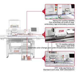 Máquina de bordado computarizada de alta velocidad - Product Image 6