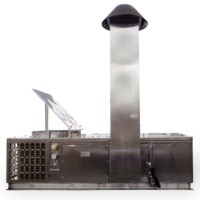 Système de climatisation vertical à pression positive pour cabine d'opérateur de plateforme de forage et modules offshore