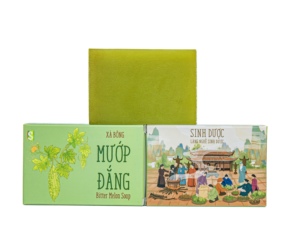 Desintoxicación de melón amargo, barra de jabón Premium procesada en frío orgánico, cuidado de la piel a base de hierbas naturales, sólido - Product Image 1