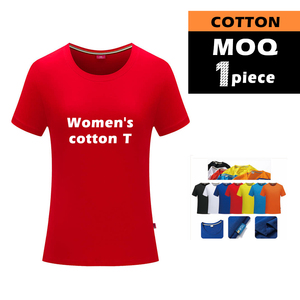 Camiseta Deportiva Informal de Manga Corta de Algodón para Mujer, Ropa Deportiva para Gimnasio y Fitness, Venta al Por Mayor - Product Image 3