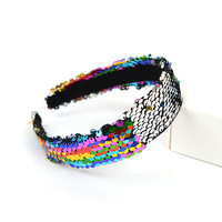 2024 populaire Style cheveux accessoires femmes filles bandeau de cheveux paillettes cheveux cerceau brillant paillettes bandeaux
