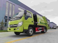 Tout nouveau Foton 4*2 Diesel route aspirateur balayeuse camion rue nettoyage véhicule route Pollution enlèvement véhicule