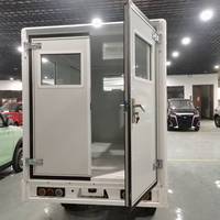 Mini camion électrique NUEN Heavy Duty 2000W avec moteur améliorable et boîte fermée pour la livraison de marchandises