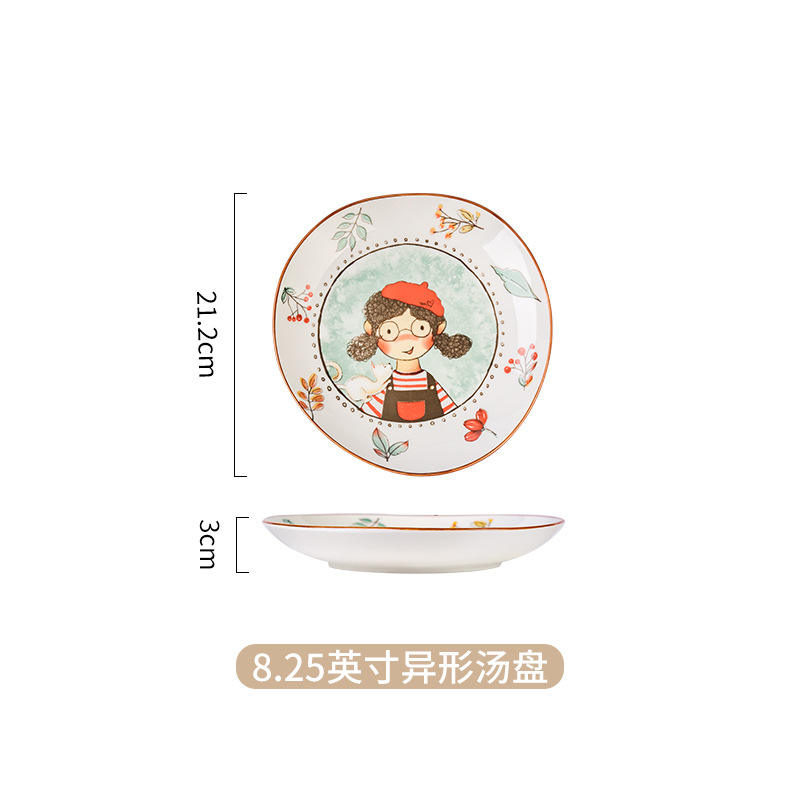 8,25 pulgadas plato profundo