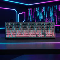 Clavier de jeu mécanique Keywin Stock Custom 98 touches programmables PBT ABS Hotswap Gasket 10000mAh RGB Type-C USB filaire 2.4g