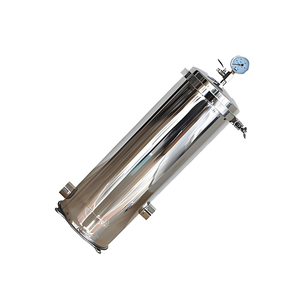 Carcasa de Filtro de <span class=keywords><strong>Cartucho</strong></span> de 3 Núcleos de Acero Inoxidable Premium de 20 Pulgadas con Alta Eficiencia y Buena Calidad para Sistemas de Ósmosis Inversa - Product Image 3