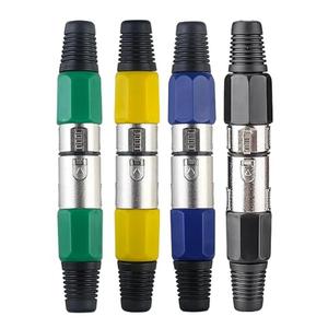 Conector XLR Macho y Hembra de 3 Pines, Enchufe de Audio con Aislamiento Azul, Conector de Micrófono para Colgar en Línea - Product Image 3