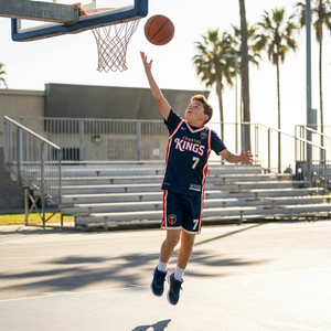 Ensemble de maillots de <span class=keywords><strong>basket</strong></span>-ball personnalisés pour jeunes, uniformes de <span class=keywords><strong>basket</strong></span>-ball respirants pour enfants avec maillot de <span class=keywords><strong>basket</strong></span> personnalisé pour l'équipe - Product Image 5