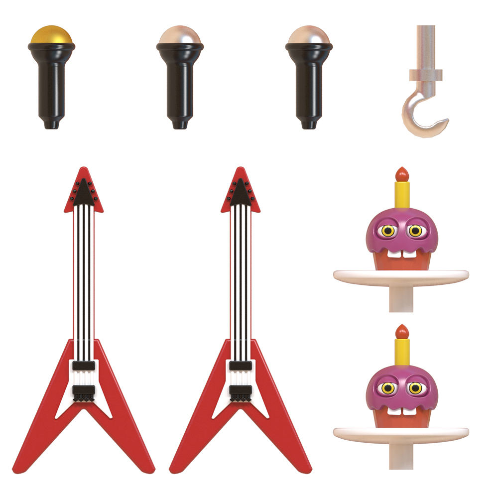 FNAF Minifigures Action Toys Freddy, Chica Foxy Blocks