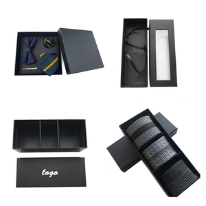 Custom Beautiful <strong>Gift</strong> Boxes for Men's Neckties Socks Handkerchief Cufflinks-for Birthday <strong>Gift</strong> Packing <strong>Featuring</strong> Sponge Liner - Product Image 1