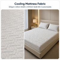 Tissu de matelas rafraîchissant en gros 320 g/m² largeur 220 cm pour taies d'oreiller et draps-housses certifié REACH OEKO-TEX