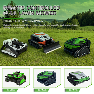 Free Shipping CE EPA Gasoline Engine Grass Cutting <b>Machine</b> with Agriculture Rubber Tracks Remote Control Robot Lawn Mower - Product Image 4
