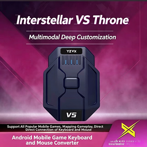 Convertisseur clavier et souris pour jeux mobiles Star Craft V5 Throne, pour Pubg, Delta Force, Valorant streamer, vert pur compétitif - Product Image 4