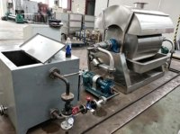 Innovatieve Binnenverwarming Roterende Trommel Schraper Droger Zetmeel Fruitpuree Groentepasta Roltrommel Droger